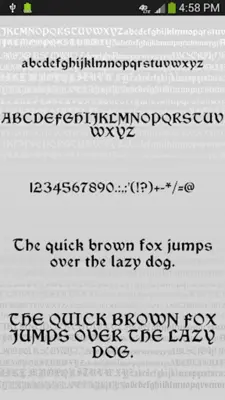 Gothic Free Font Theme android App screenshot 0